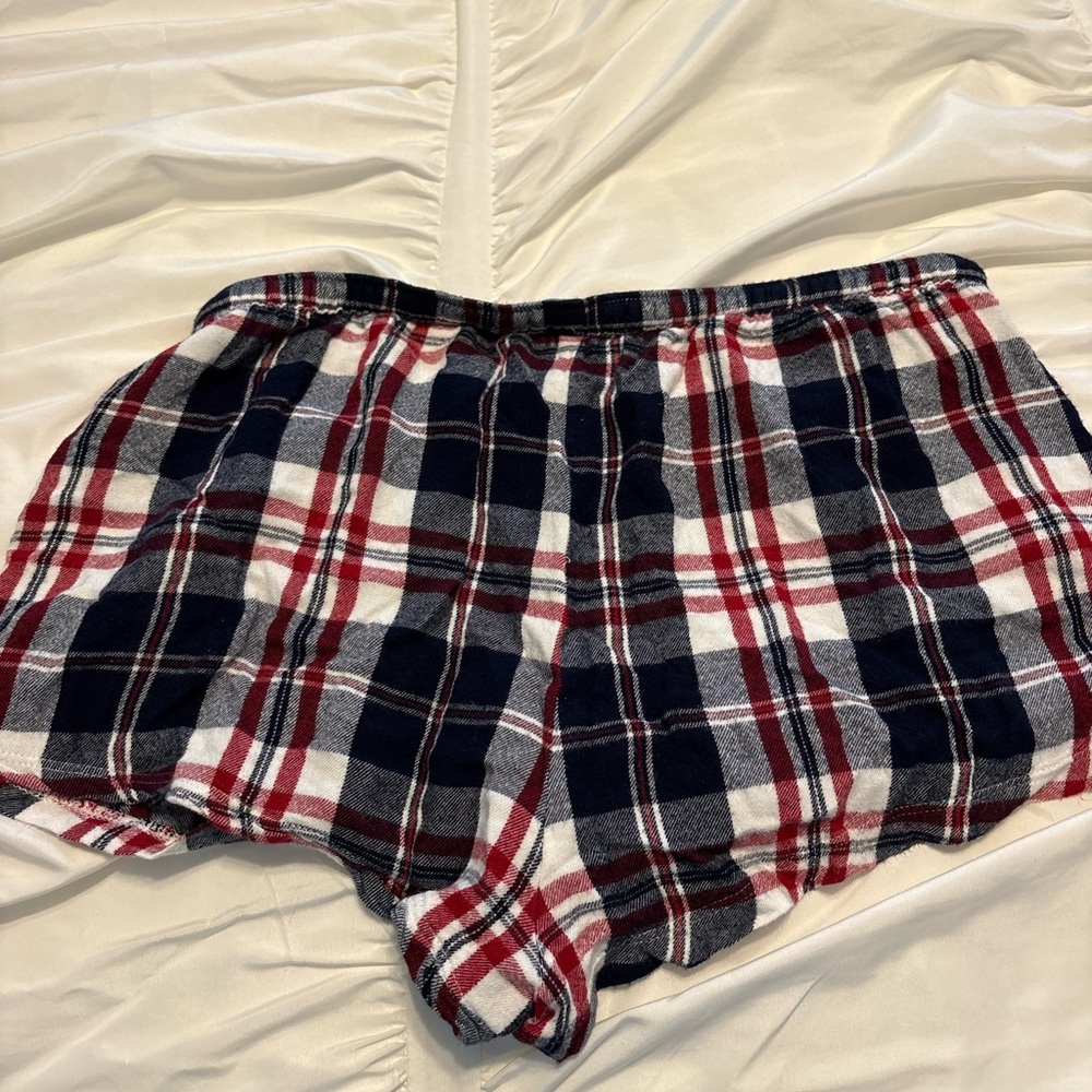 Garage Red and White Checkered Shorts - Picture 4 of 4